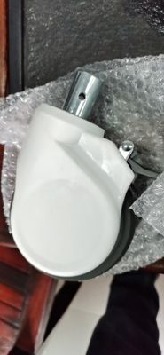 Il letto di ospedale parte la ruota di plastica muta a 5 pollici della macchina per colata continua medica con la copertura esterna dell'ABS del freno
