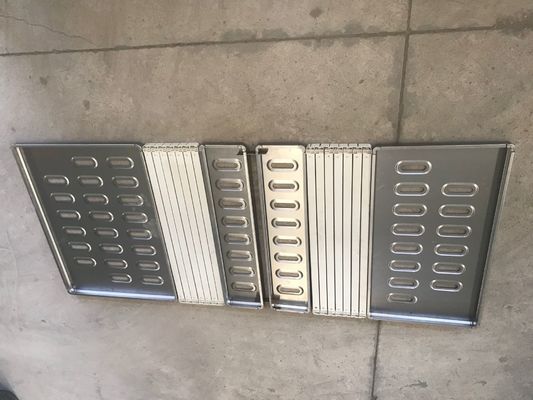 Pannello medico del bordo del letto di ospedale del metallo degli accessori del letto di ospedale quattro parti