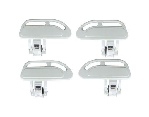 Gli accessori che medici dei prodotti Bedrails per Medicall inserisce il colore bianco pp battagliole per le parti del letto di ospedale