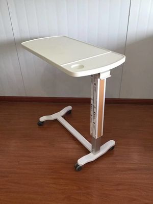 Primavera di gas di plastica del piatto del comodino della mobilia dell'ospedale regolabile