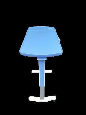 Tabella di Tray Table Adjustable Over Bed del letto di ospedale della primavera di gas sulle ruote