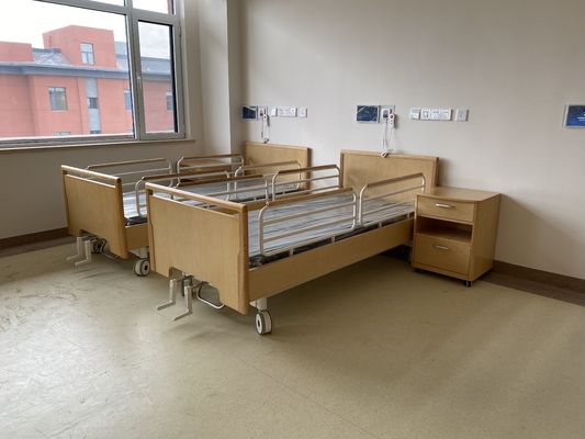 Letto elettrico di legno di professione d'infermiera del letto di cure domiciliari di 3 funzioni della testata 700mm
