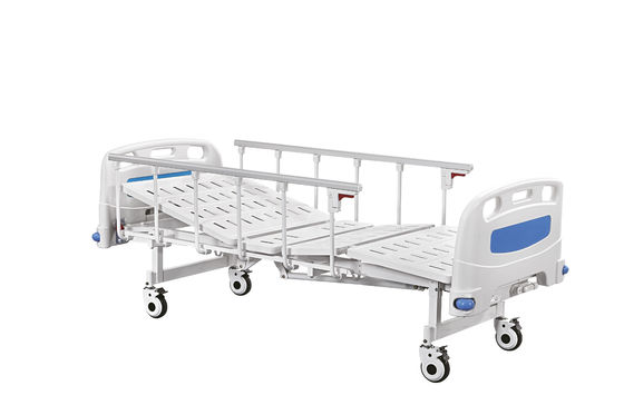 Due letto di ospedale manuale centrale manuale storto della ruota di controllo del bordo di testa del letto pp di cura