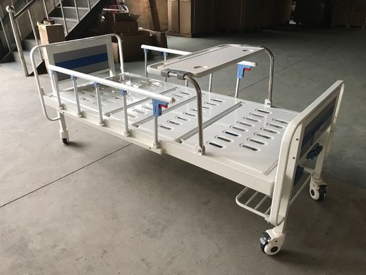 Letto di ospedale manuale medico di due funzioni con due manovelle e sopra la Tabella del letto