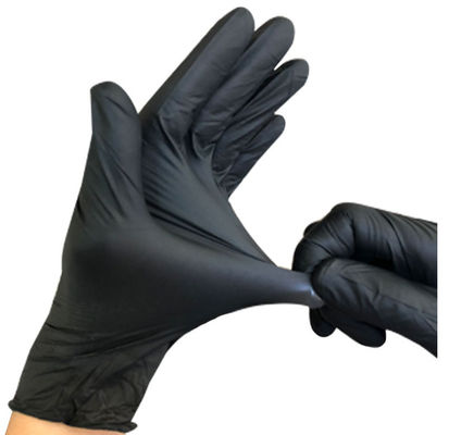 I guanti medici del nitrile non sterile anneriscono i guanti eliminabili del nitrile