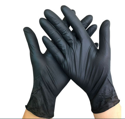 I guanti medici del nitrile non sterile anneriscono i guanti eliminabili del nitrile
