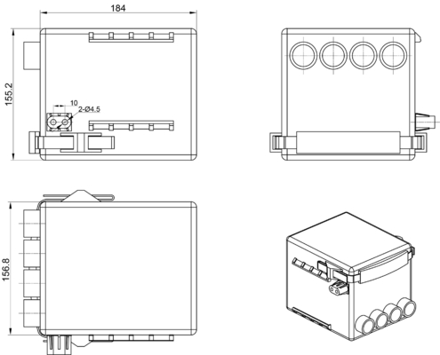 Regolatore di bassa potenza SMPS dell'azionatore lineare dell'ABS 36VDC per il letto medico