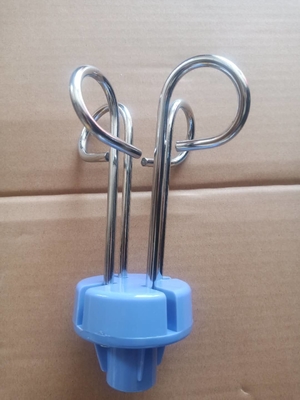 Infusione blu Rod Hook For Hospital di acciaio inossidabile