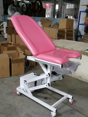 Tabella ginecologica dell'esame del metallo di rosa di ginecologia con le macchine per colata continua a 5 pollici