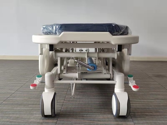 Trasportatore blu regolabile di emergenza dell'ospedale di altezza regolabile