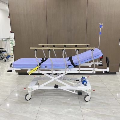 In acciaio inossidabile pompa idraulica carrello porta-piatti per pazienti mobili ospedalieri
