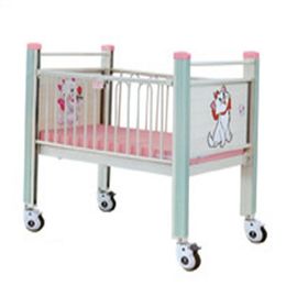 Greppia infantile del neonato dell'ospedale del letto della polvere del rivestimento della piattaforma dell'ospedale infantile del bambino dell'ospedale medico d'acciaio mobile della greppia