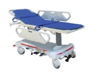 Altezza paziente idraulica professionale dell'ospedale del carrello della barella di emergenza regolabile