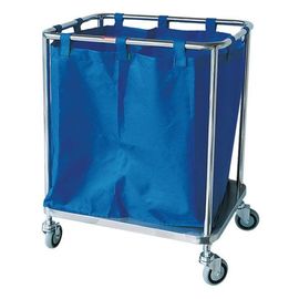 Carretto medico di Feculence mobile di pulizia della lavanderia sul carrello della lega di alluminio delle ruote
