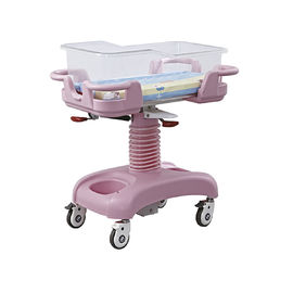 Il driver regolabile di lusso medico della greppia del letto del bambino del bambino con spinge dentro il rosa