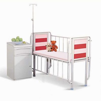Singolo H58mm letto di bambino manuale storto dell'ospedale del CE