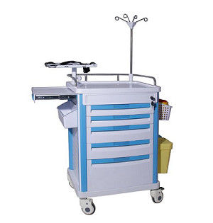 Carrello medico multifunzionale di plastica del carretto del carrello del cellulare 960mm della struttura d'acciaio