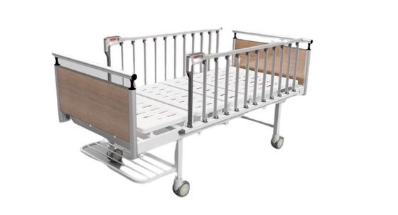 Battagliole di alluminio delle macchine per colata continua lussuose 490mm 2 letti manuali di professione d'infermiera delle manovelle
