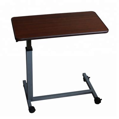 Ospedale regolabile 1010mm di altezza del CE ISO9001 sopra il letto Tray Table