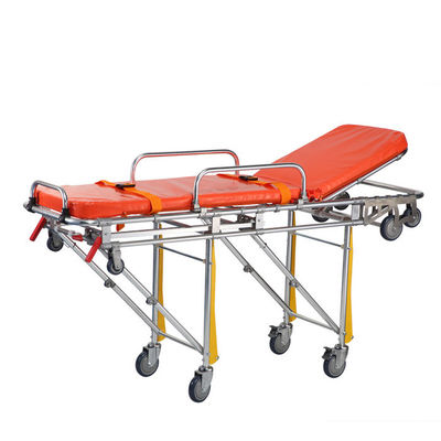 Letto medico del carrello dell'ambulanza di sicurezza 90cm di emergenza regolabile