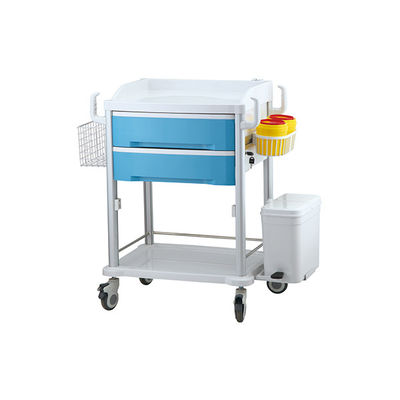Carrello medico dell'ABS sull'ospedale d'erogazione del carretto di arresto della medicina delle ruote