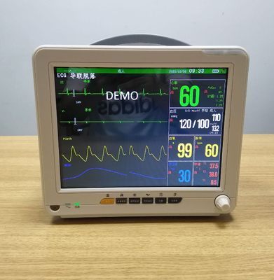 Apparecchio medico portatile per la casa tutto di ECG in un materiale bianchiccio dell'ABS del rivelatore